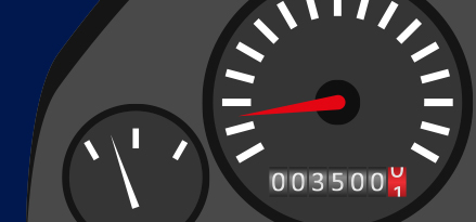 Vektortegning av en bilteller