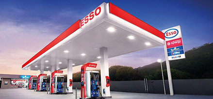 Bilde av Esso bensinstasjon