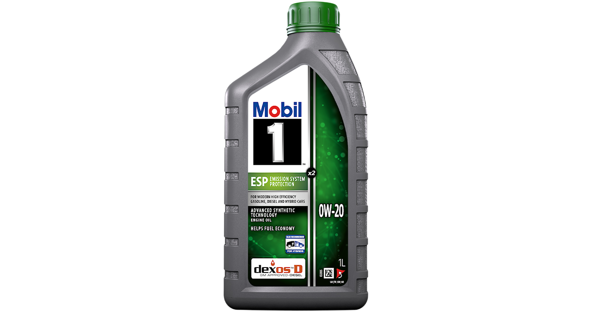 Mobil 1 ESP X2 0W-20 エンジンオイル 5L & 1L Mobil 1™ ESP X2 0W-20